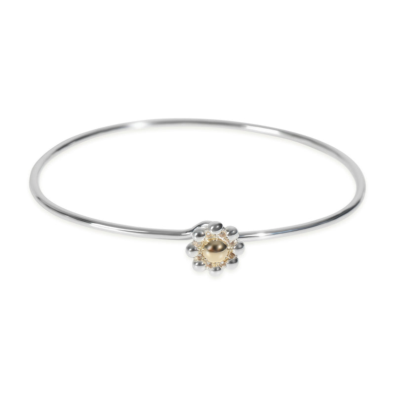 Yellow Gold & Sterling Silver  Paloma Picasso Daisy Flower Bracele