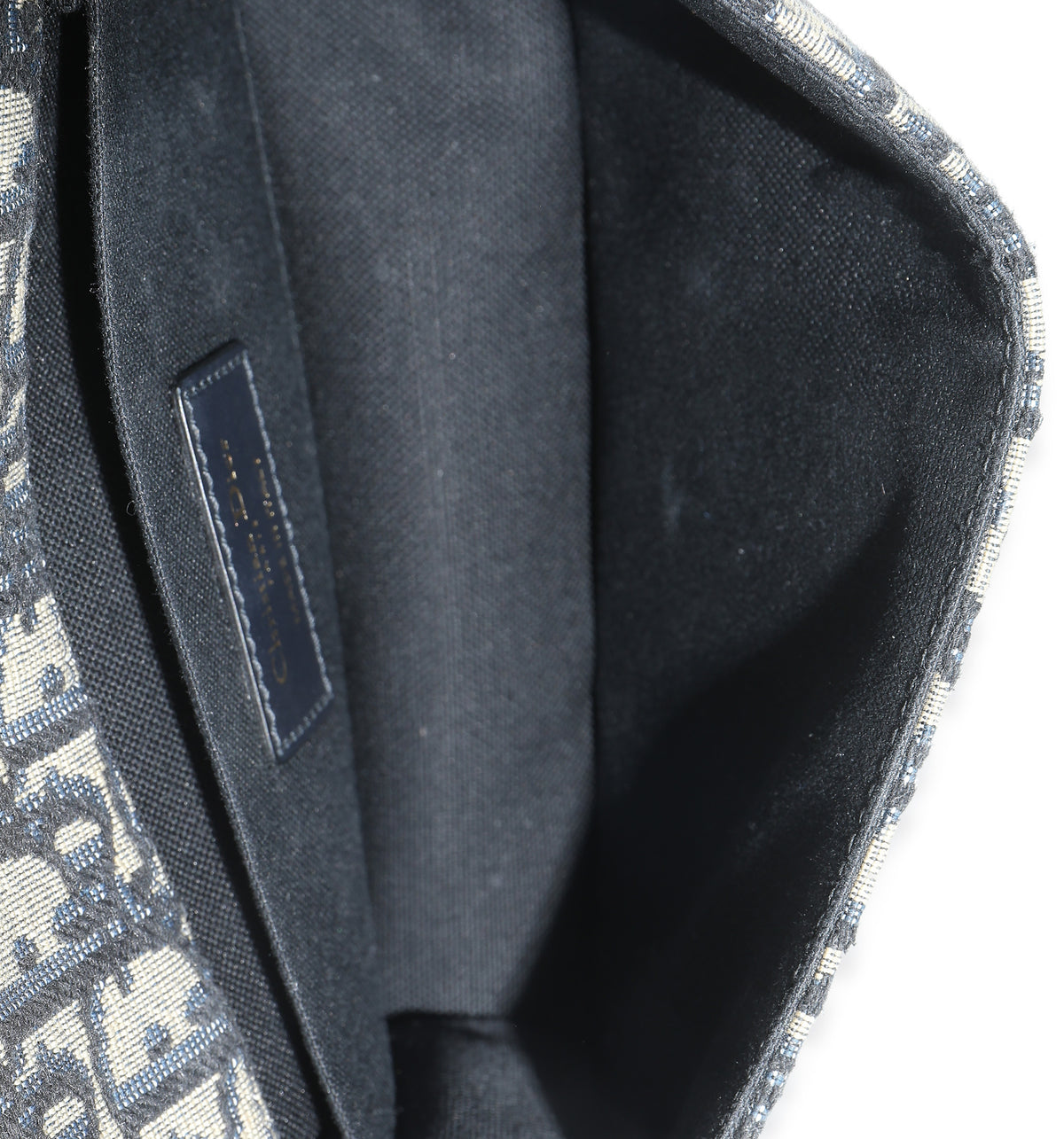 Blue Oblique 30 Montaigne East West Chain Flap Bag