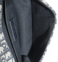 Blue Oblique 30 Montaigne East West Chain Flap Bag