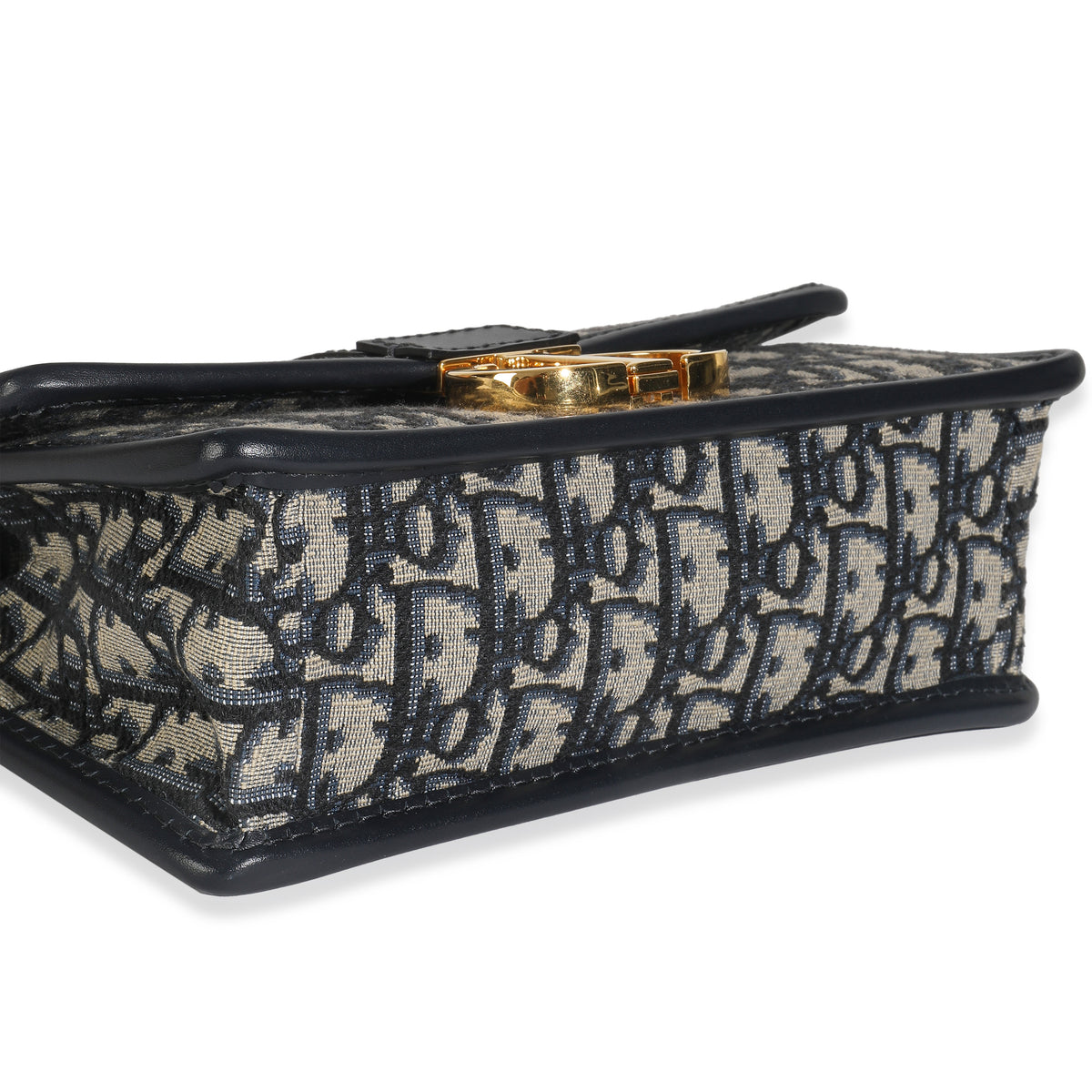 Blue Oblique 30 Montaigne East West Chain Flap Bag