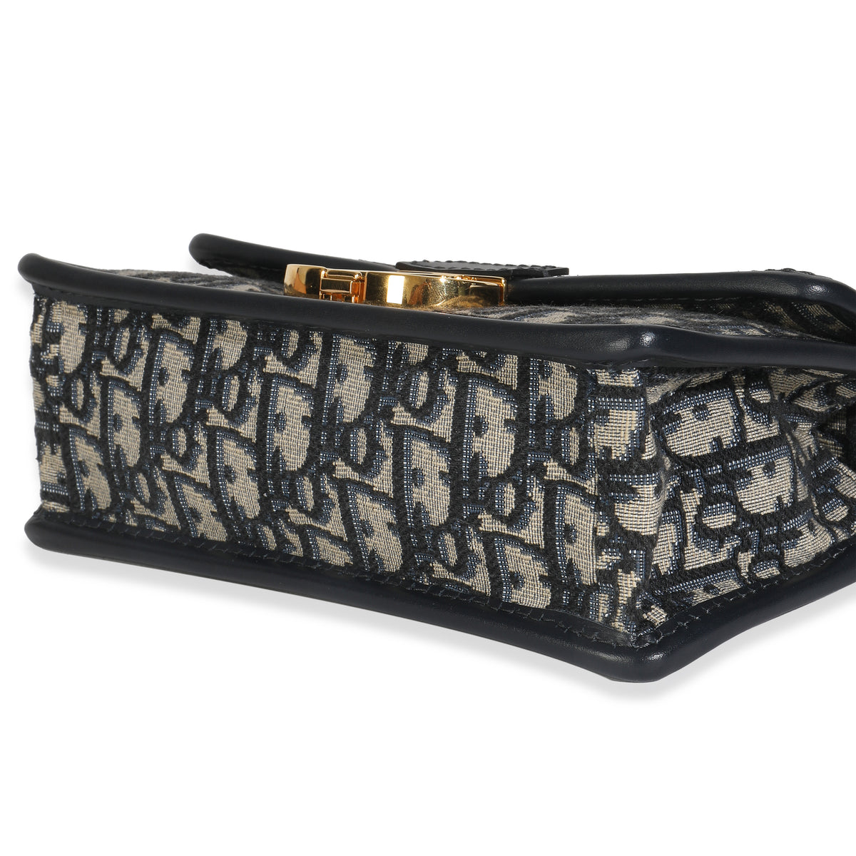 Blue Oblique 30 Montaigne East West Chain Flap Bag