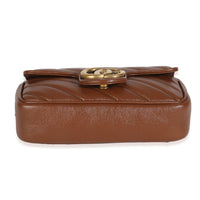 Cuir Azalea Calfskin Matelasse Diagonal Super Mini GG Marmont Bag