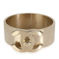 Gold-Plated  Wide CC Turnlock Bracelet