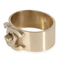 Gold-Plated  Wide CC Turnlock Bracelet