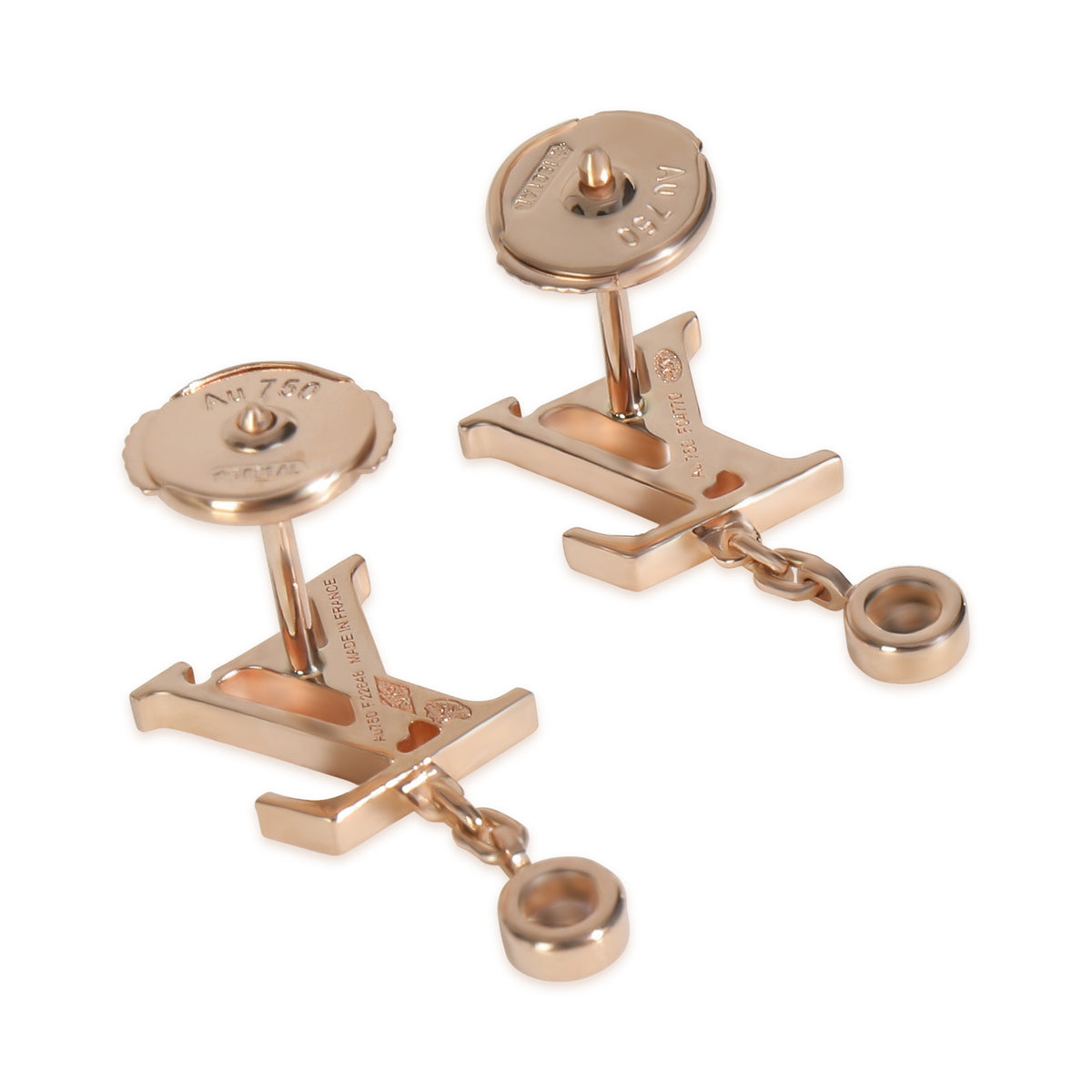 Louis Vuitton Rose Gold Diamond Idylle Blossom Earrings bv