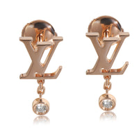 Louis Vuitton Rose Gold Diamond Idylle Blossom Earrings fv