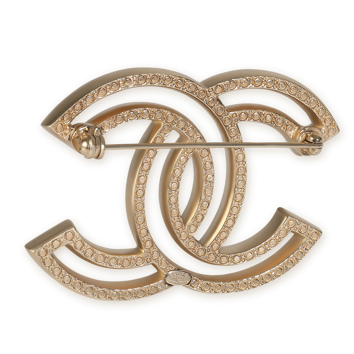 Gold-Plated  2017 CC Brooch