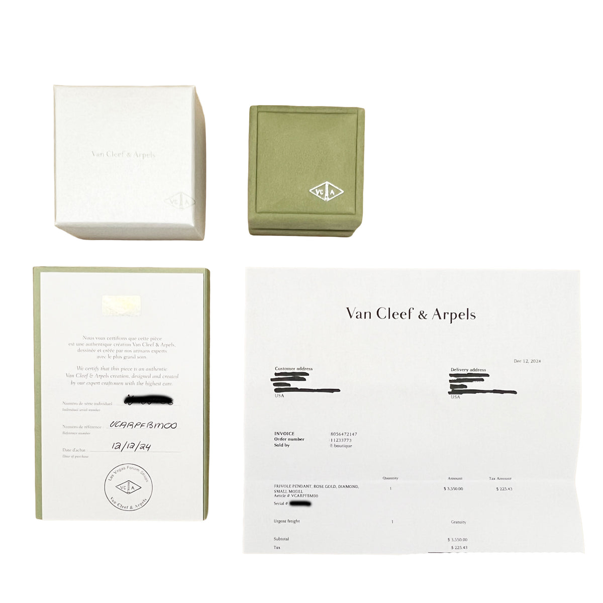 Rose Gold Diamond Small Model Frivole Pendant