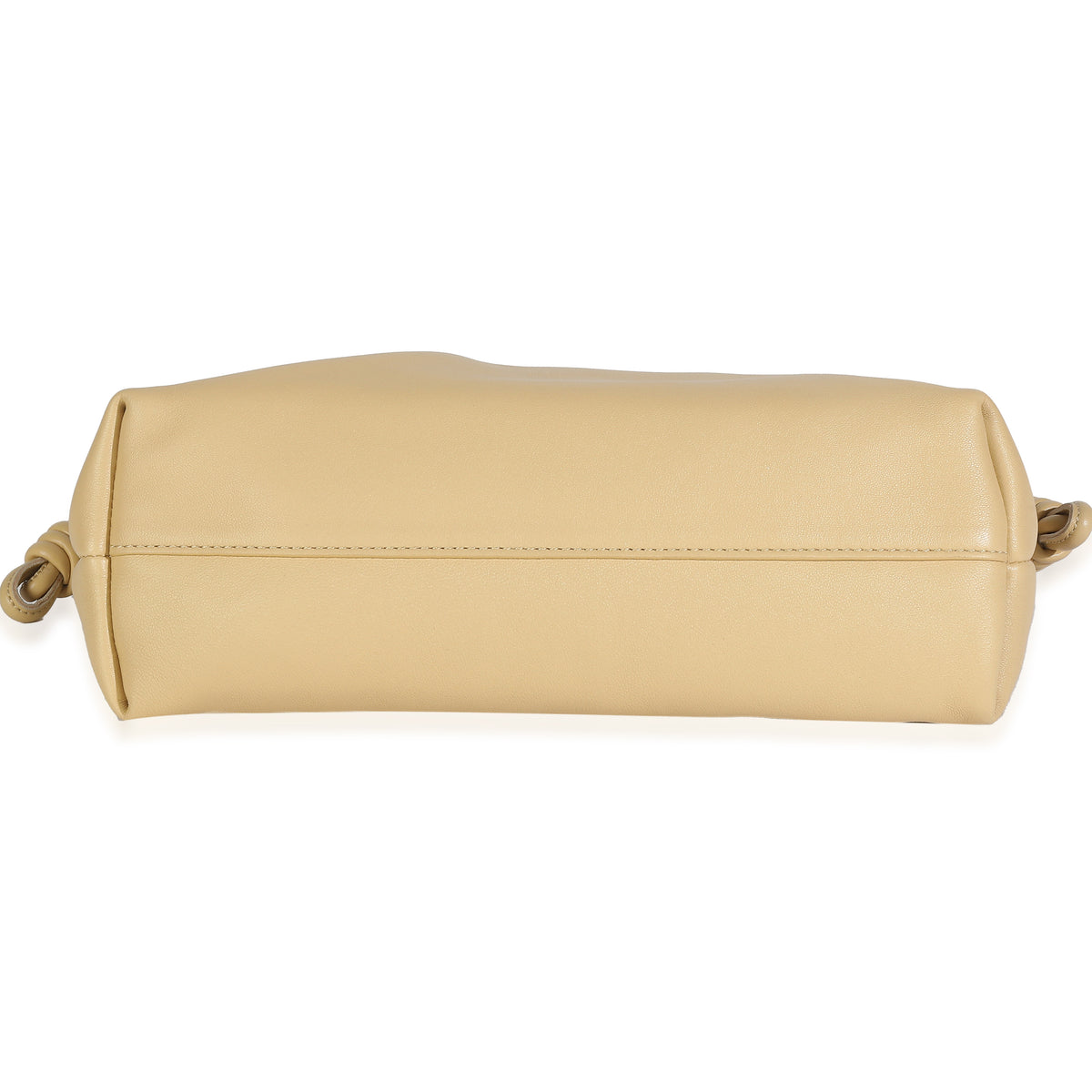 Loewe Beige Mellow Nappa Donut Chain Medium Flamenco Purse Handbag stamp