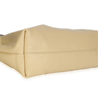 Beige Mellow Nappa Donut Chain Medium Flamenco Purse