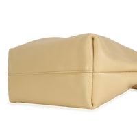 Beige Mellow Nappa Donut Chain Medium Flamenco Purse