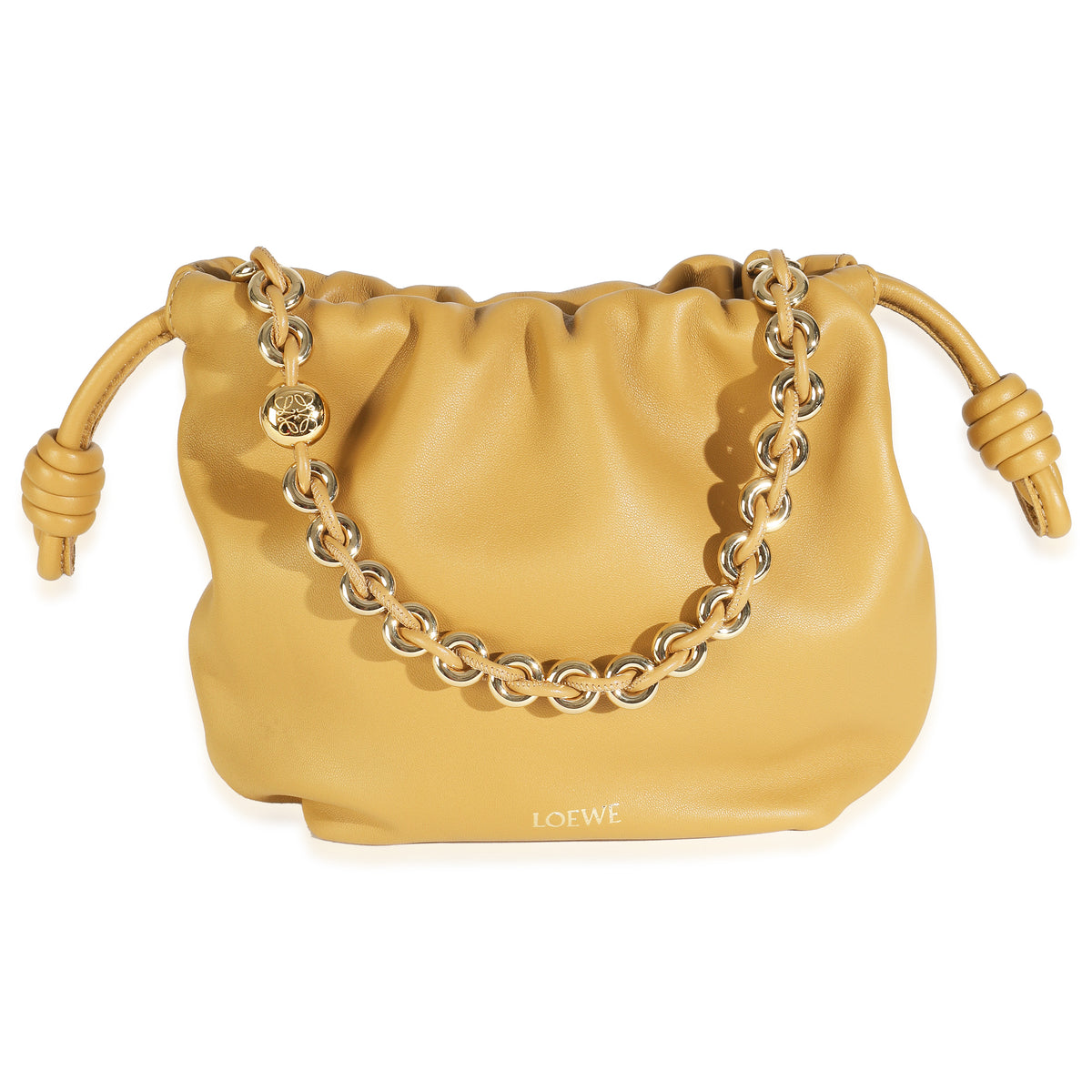 Loewe Sahara Nappa Mini Flamenco Crossbody Handbag av