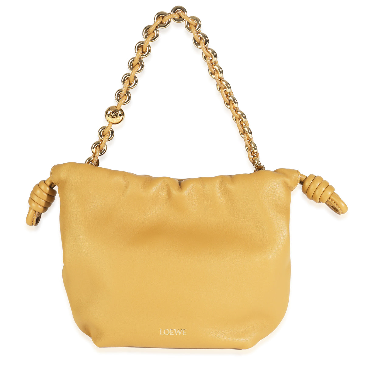 Loewe Sahara Nappa Mini Flamenco Crossbody Handbag fv