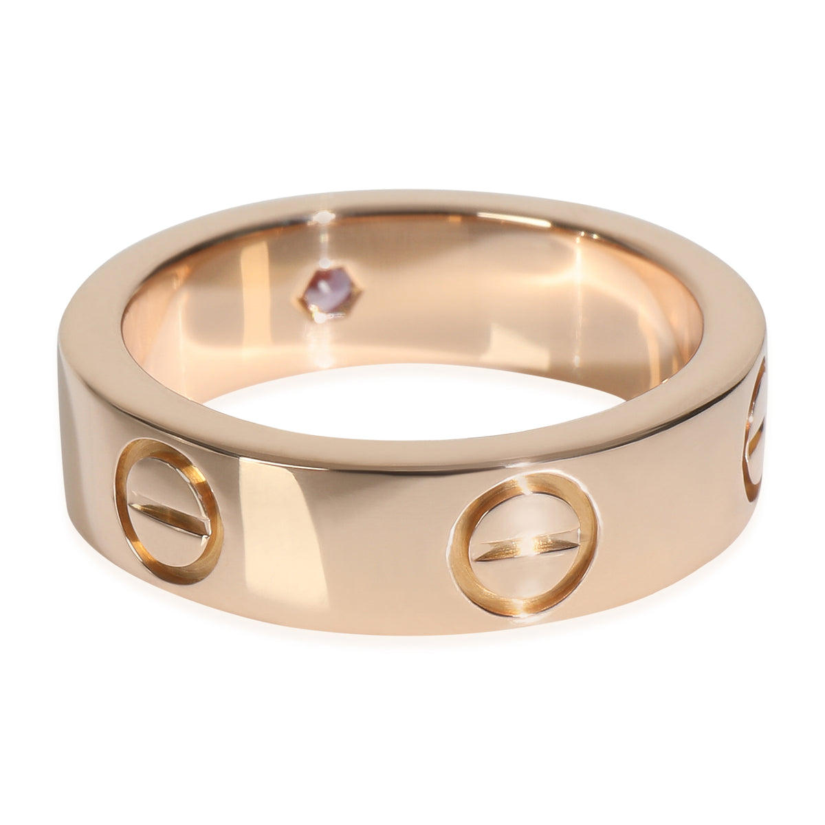 Rose Gold Sapphire Love Ring