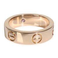 Rose Gold Sapphire Love Ring