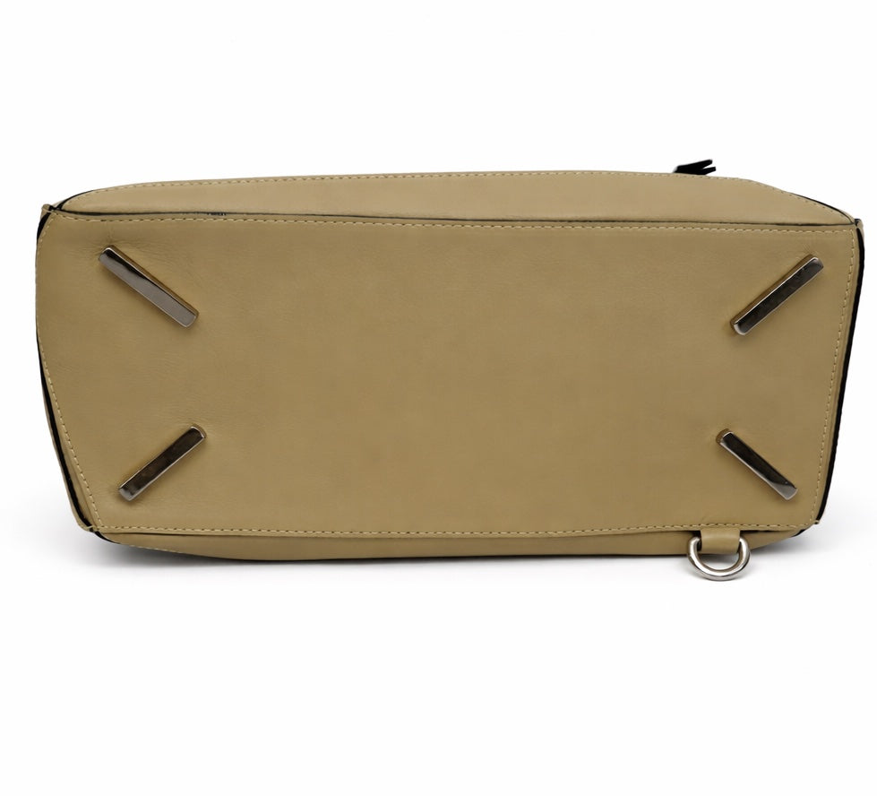 Sand Smooth Calfskin Medium Puzzle Bag