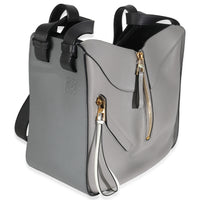 Loewe Grey Black Calfskin Medium Hammock Shoulder Bag Handbag pv
