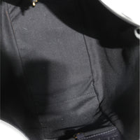 Grey Black Calfskin Medium Hammock Shoulder Bag