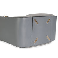 Grey Black Calfskin Medium Hammock Shoulder Bag