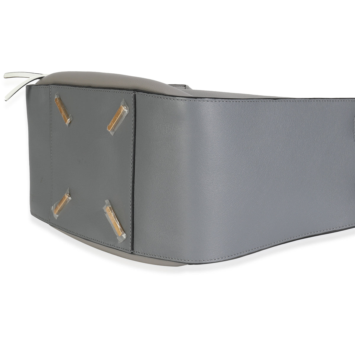 Grey Black Calfskin Medium Hammock Shoulder Bag