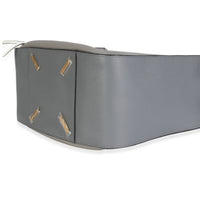 Grey Black Calfskin Medium Hammock Shoulder Bag