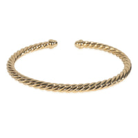Yellow Gold Diamond Cablespira Flex Bracelet