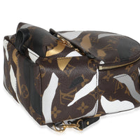 x LOL Gold Silver Monogram Canvas Mini Palm Springs
