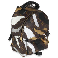 x LOL Gold Silver Monogram Canvas Mini Palm Springs