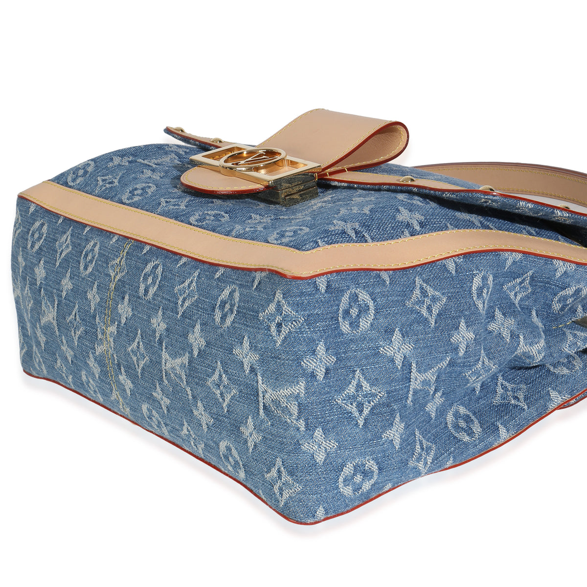 Blue Monogram Denim Dauphine Soft GM