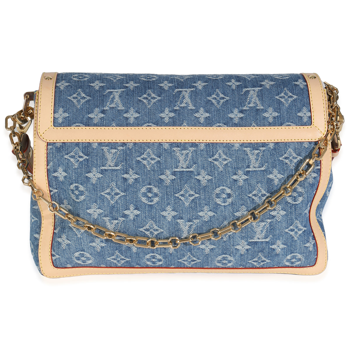 Blue Monogram Denim Dauphine Soft GM