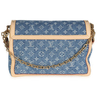 Blue Monogram Denim Dauphine Soft GM