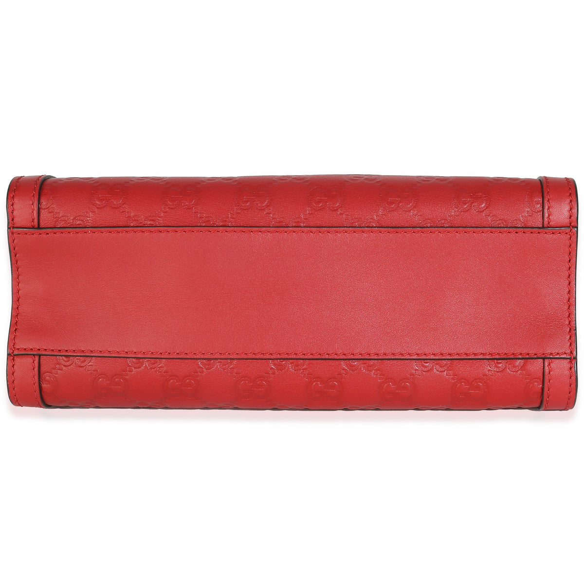 Hibiscus Red Guccissima Small Padlock Tote