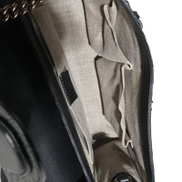 Black Microguccissima Medium Emily Chain Bag