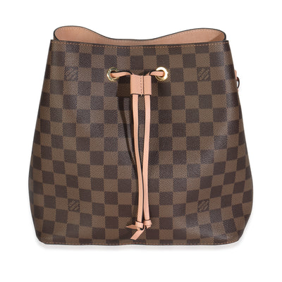 Rose Poudre Damier Ebene Canvas Neonoe MM