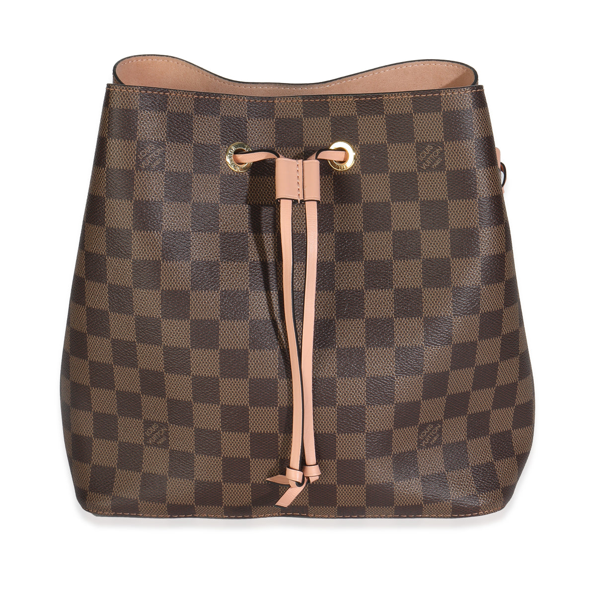 Rose Poudre Damier Ebene Canvas Neonoe MM