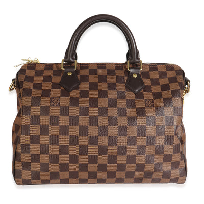 Damier Ebene Canvas Speedy Bandouliere 30