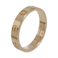 Yellow Gold  Small Model Love Ring