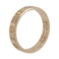 Yellow Gold  Small Model Love Ring