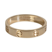 Yellow Gold  Small Model Love Ring