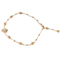Rose Gold Diamond Flora Bracelet