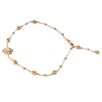 Rose Gold Diamond Flora Bracelet
