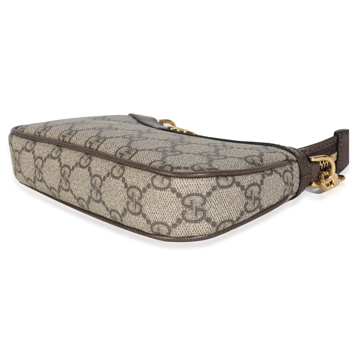 GG Supreme Monogram Textured Dollar Calfskin Mini Ophidia Chain Bag