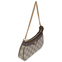 GG Supreme Monogram Textured Dollar Calfskin Mini Ophidia Chain Bag