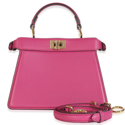 Ciclamino Pilar Shiny Nappa Petite Peekaboo I SEE U Satchel