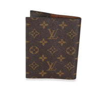 Monogram Canvas Notebook Cover PM