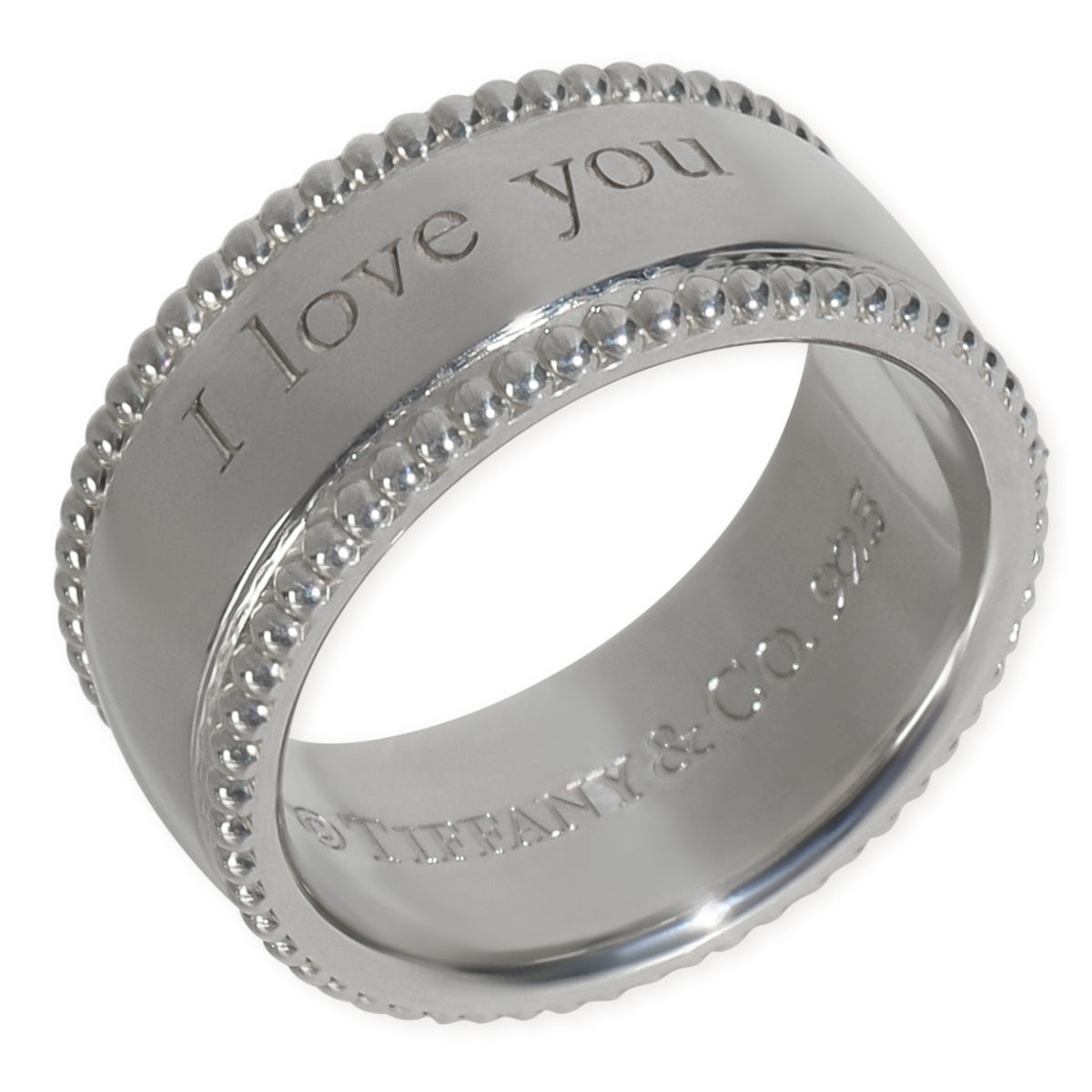 Sterling Silver  I Love You Ring