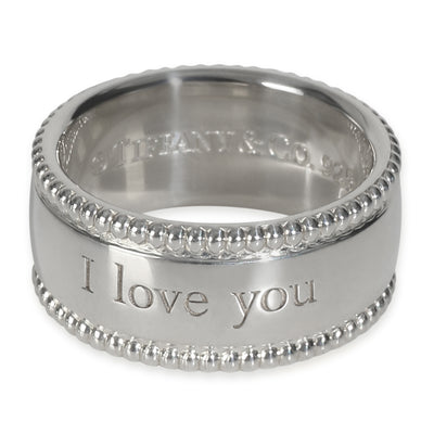 Sterling Silver  I Love You Ring