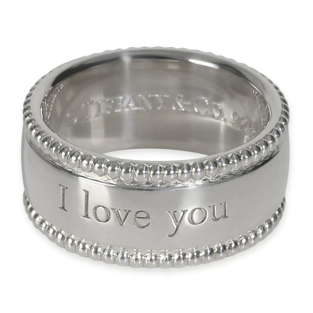 Sterling Silver  I Love You Ring