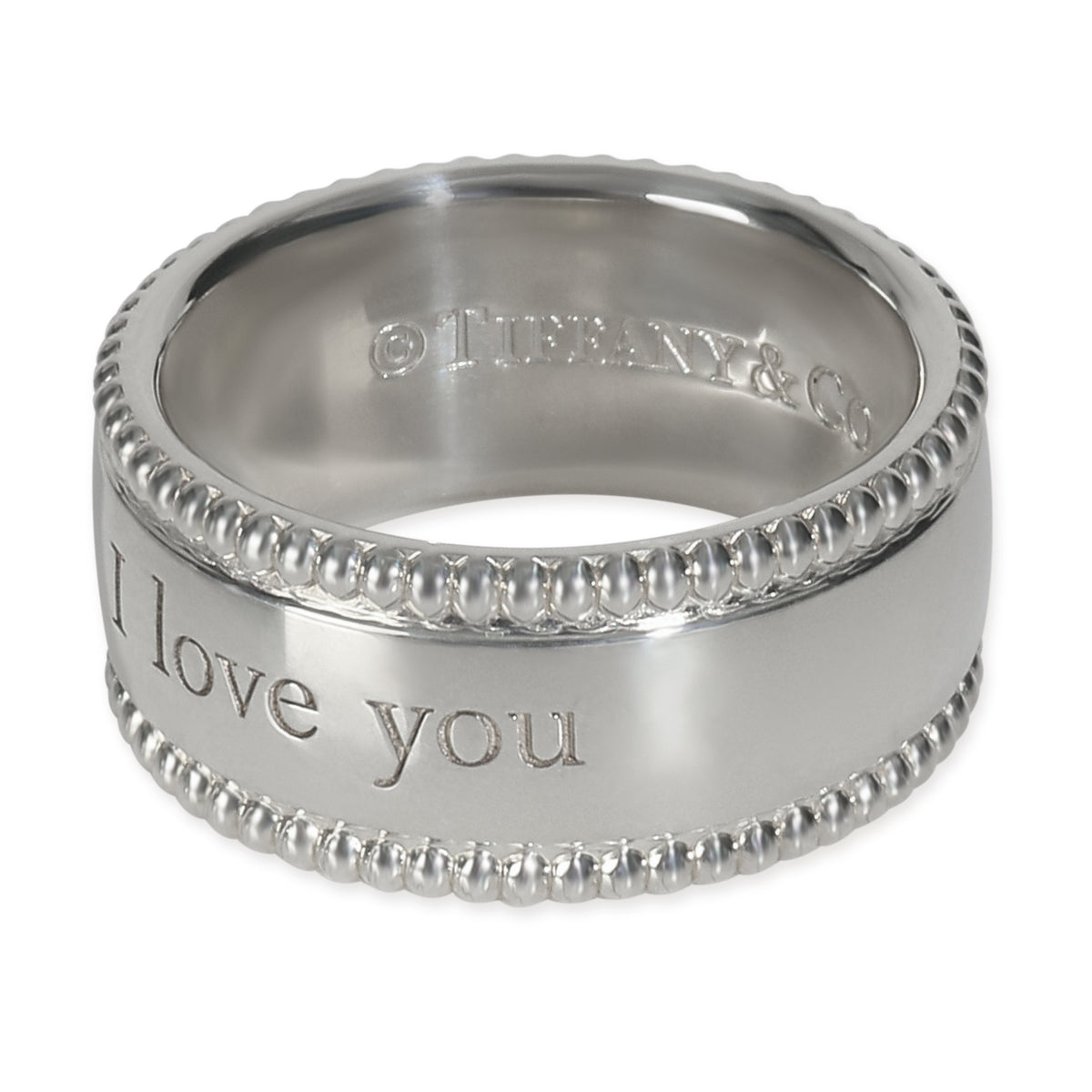 Sterling Silver  I Love You Ring