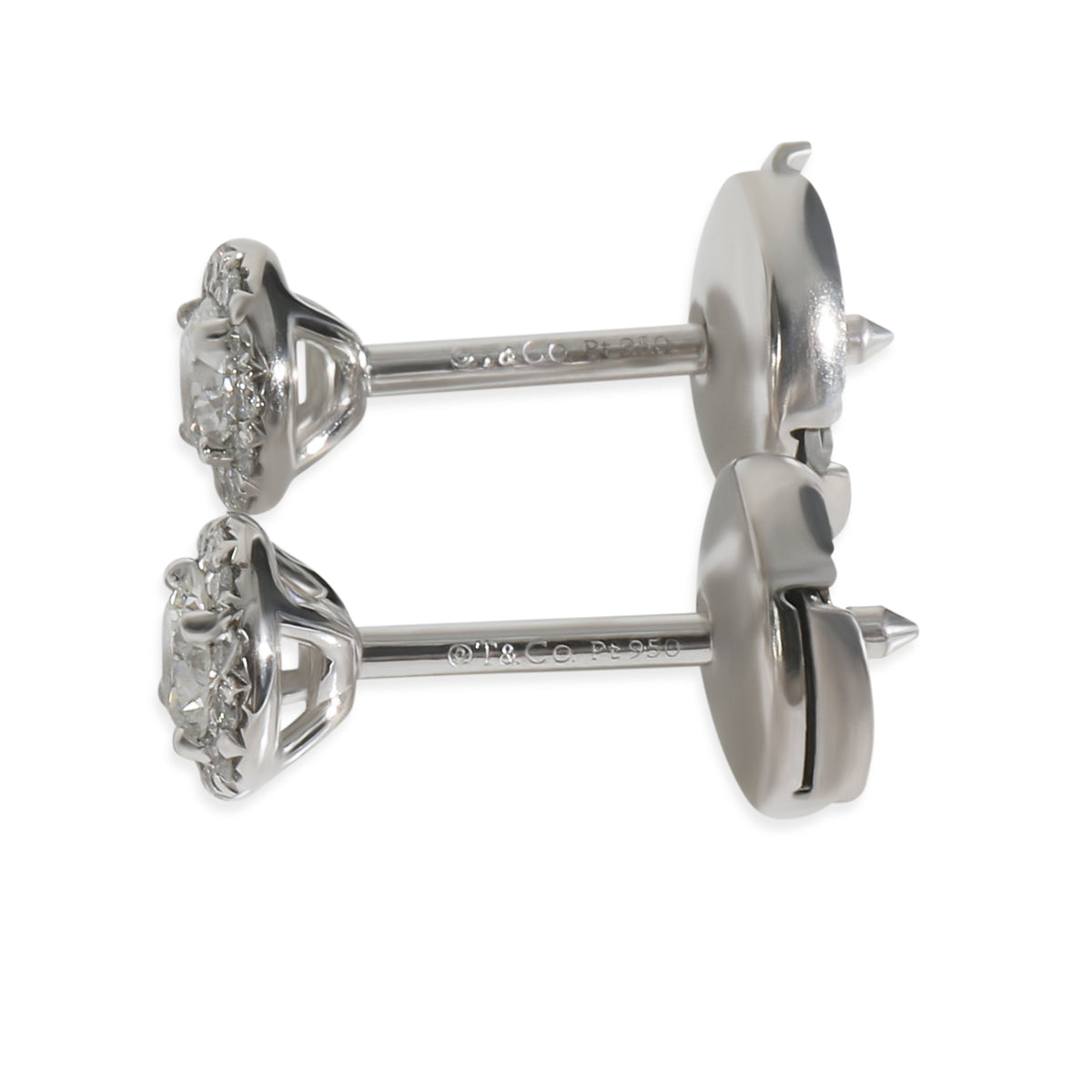 Platinum Diamond Small Model Soleste Earrings
